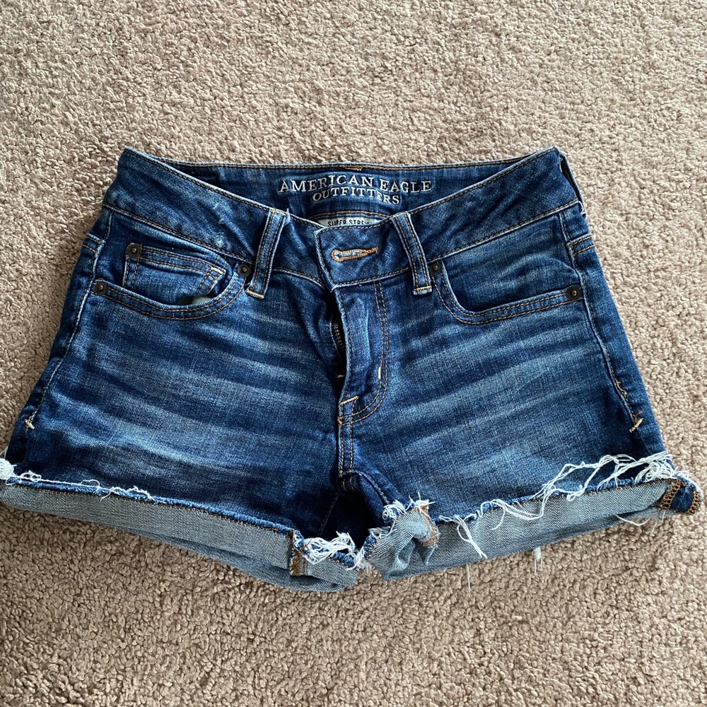 American Eagle jean shorts. Size 0
